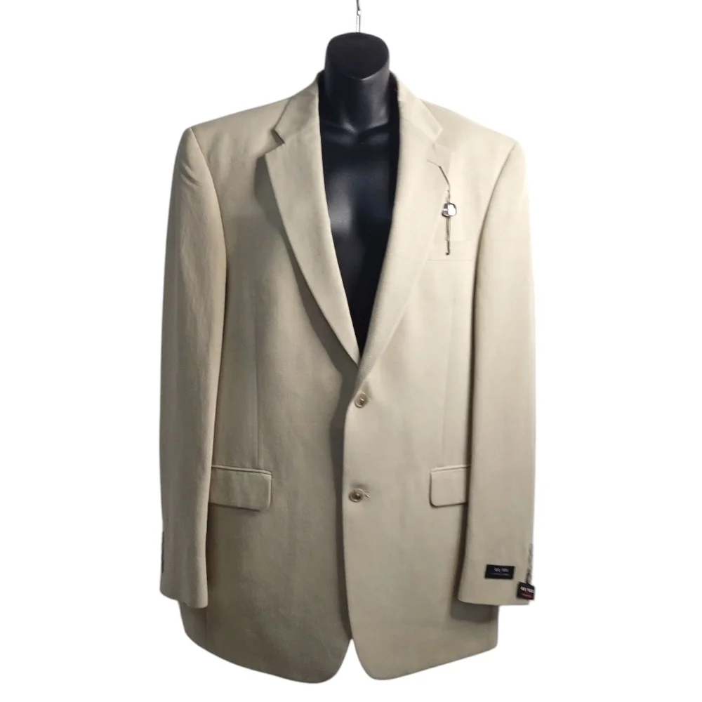 Axcess Men's Sport Coat Size 42 Long Tan Beige Blazer Jacket Size 42L NWT